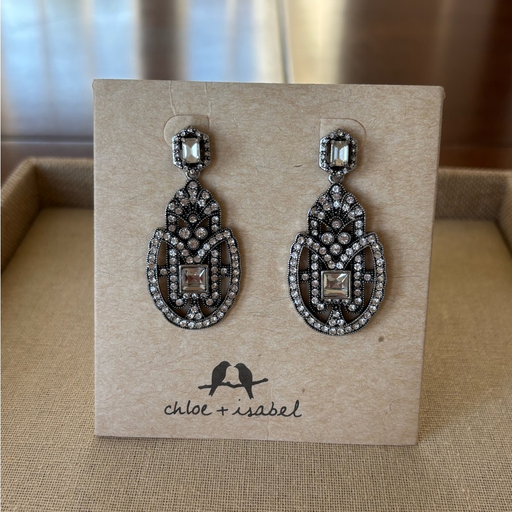 Chloe + Isabel Art‎ Deco Convertible Earrings - new